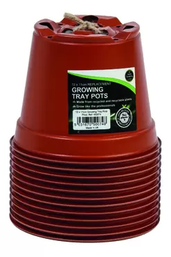 12 11CM REPLACEMENT GROWING TRAY POTS