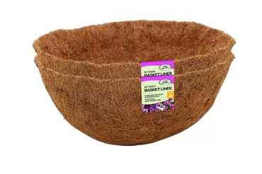 12" Basket Coco Liner Twin Pack