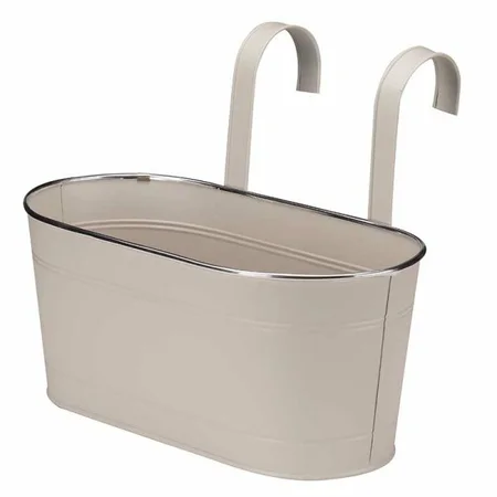 12” Fence & Balcony Hanging Planter - Ivory - image 1