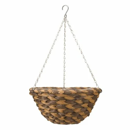 14" Earth Braid Faux Rattan Basket - image 1