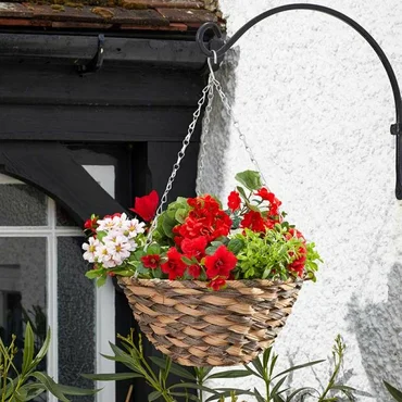 14" Earth Braid Faux Rattan Basket - image 2