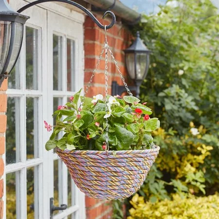 14" Gala Faux Rattan Basket - image 2