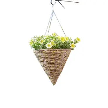 14" Woodland Faux Rattan Cone - image 3