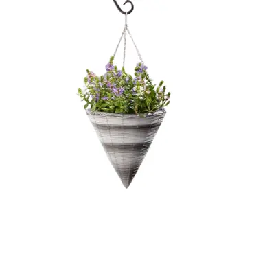 14" Wychwood Faux Rattan Cone