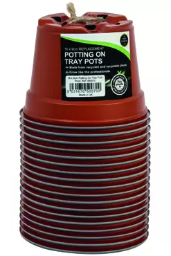 18 9CM REPLACEMENT POTTING ON TRAY POTS