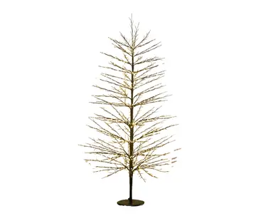 210cm Lit Microdot Starburst Tree - White