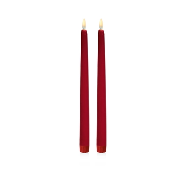 2pc 27.5cm Red Taper Candles