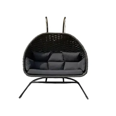 3 Seater Swing Hanging Chair Grey