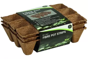 36 5CM FIBRE POT STRIPS