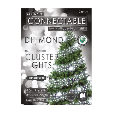 360 White Diamond Cluster Connectable Leds - image 1