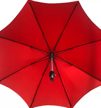 3m Round Aluminium Red Parasol