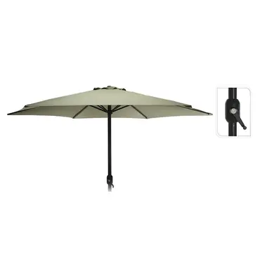 3m Round Heavy Duty Parasol Green