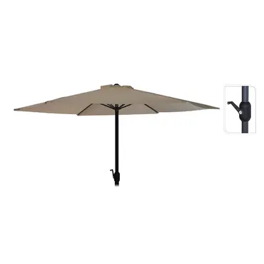 3m Round Heavy Duty Parasol Taupe