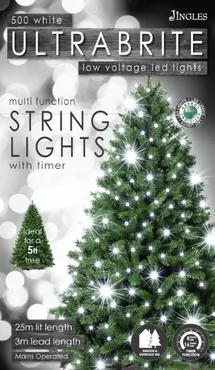 500l White Led Ultra Bright Lights-Timer