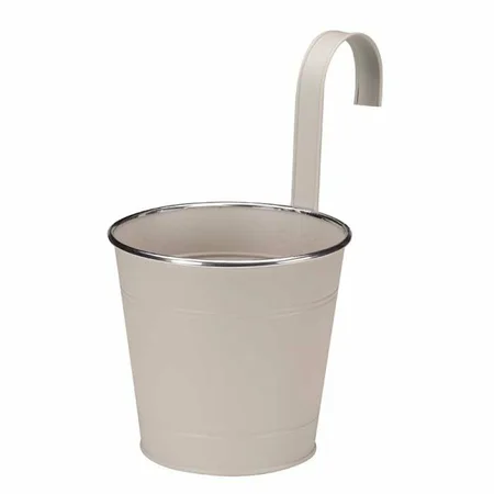 6” Fence & Balcony Hanging Pot - Ivory - image 1