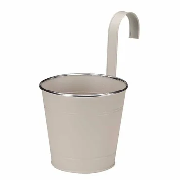 6” Fence & Balcony Hanging Pot - Ivory - image 1