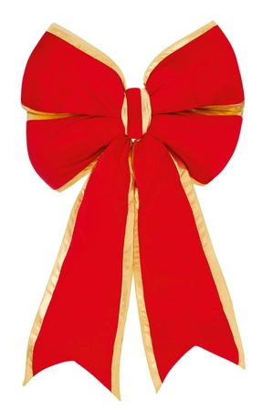 76 X 60cm Red W Gold Edge