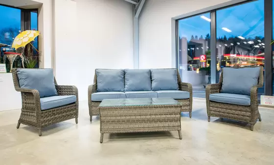 Amalfi 3 seater coffee set