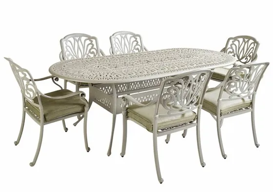 Amalfi 6 Seat Oval Dining Set - image 1