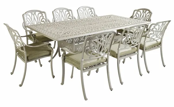 Amalfi 8 Seat Rectangular Dining Set - image 1