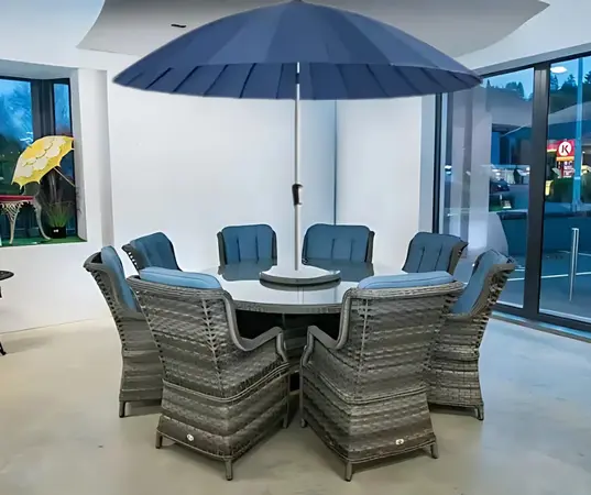 amalfi 8 seat round