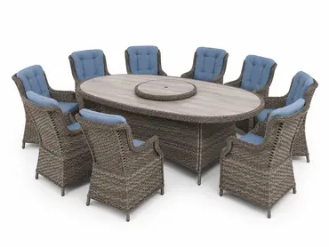 Amalfi 8 Seater Oval Dining Set - image 1