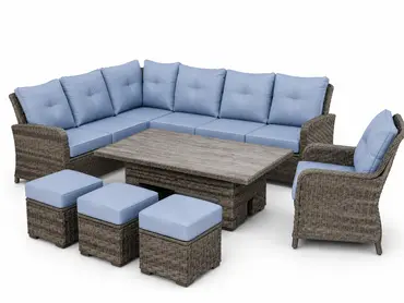 Amalfi Casual Corner Set with King Chair  - image 1