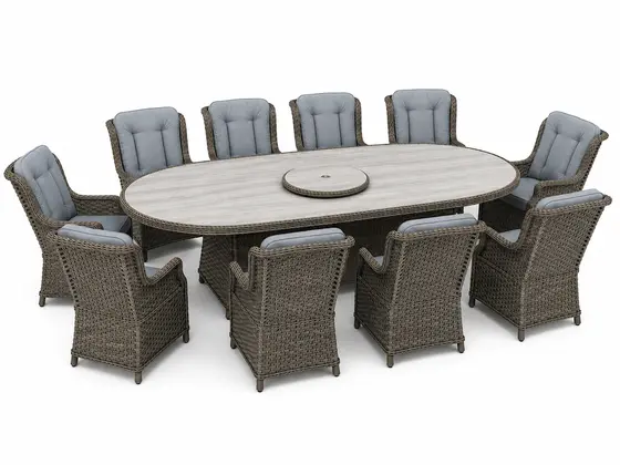 Amalfi Oval 10 Seater Dining Set - image 1