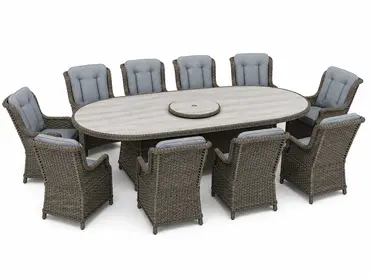 Amalfi Oval 10 Seater Dining Set - image 1