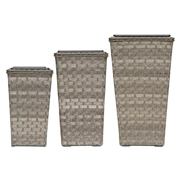 Amalfi Rattan Planters Set of 3 - image 1