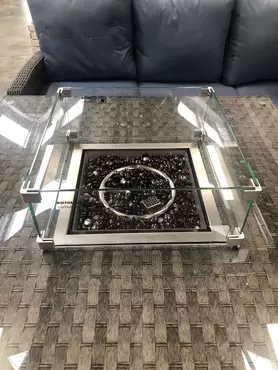 Amalfi Small  Square Firepit Set - image 6