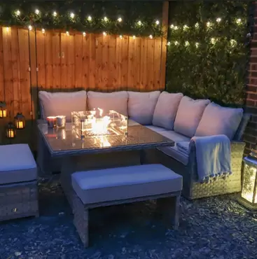 Amalfi Small  Square Firepit Set - image 2