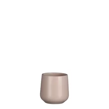 Amber Pot Round L.Pink Matt Extra Small
