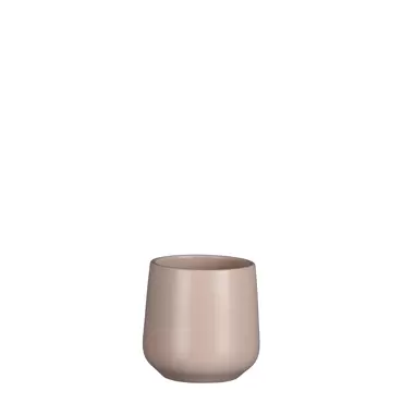 Amber Pot Round L.Pink Matt Small
