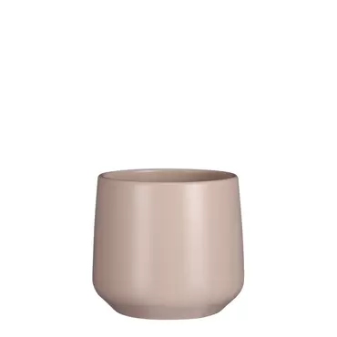 Amber Pot Round Light Pink Matt