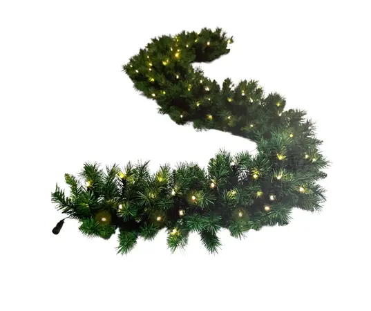 American Pre-lit Garland 2.7m - image 1