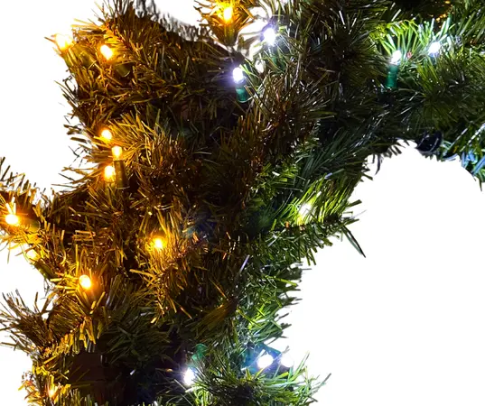 American Pre-lit Wreath 1m - image 5