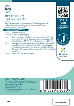 Antirrhinum Rust Resistant Mix - image 2
