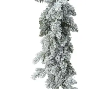 Aspen Garland Snowy Glitter Indoor