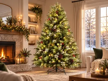 Aviemore Mixed Pine Pre-Lit Tree 8ft/240cm - image 2