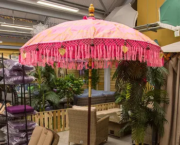 Bali Sun Parasol 2m (Bubblegum Pink) - image 1