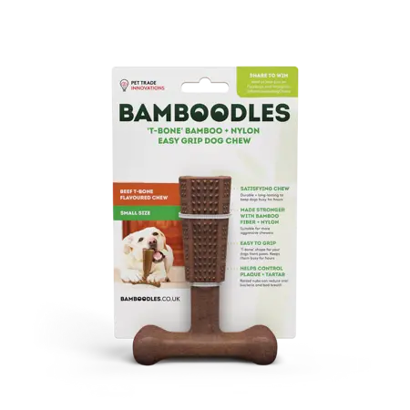 BAMBOODLES SMALL T-BONE BEEF FLAVOUR