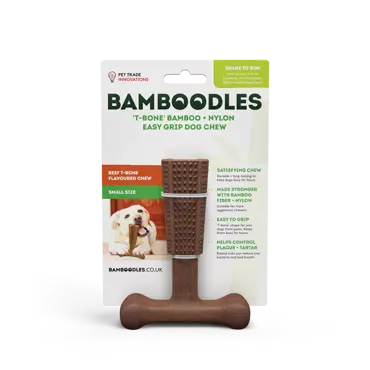 BAMBOODLES SMALL T-BONE BEEF FLAVOUR