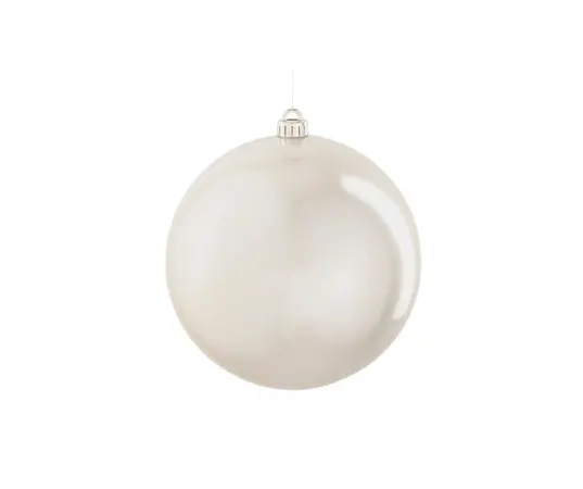 Bauble Unbreakable Cream Pearl D20cm - image 2