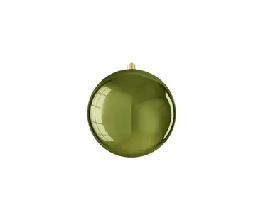 Bauble Unbreakable D. Green Shiny D15cm