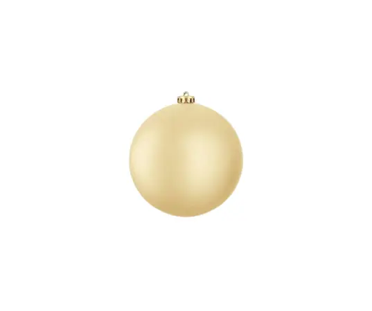 Bauble Unbreakable Gold Matt D15cm