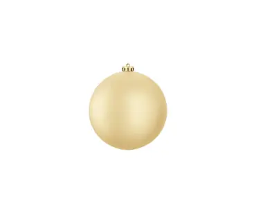 Bauble Unbreakable Gold Matt D15cm