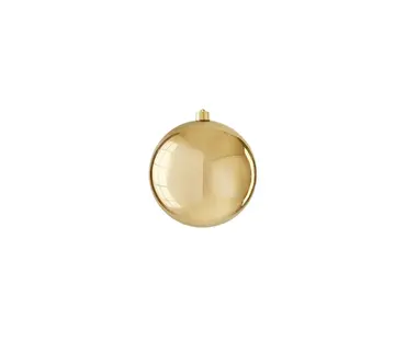 Bauble Unbreakable Gold Shiny D15cm