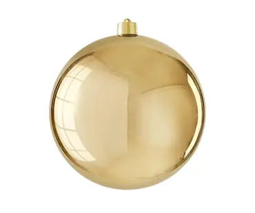 Bauble Unbreakable Gold Shiny D25cm