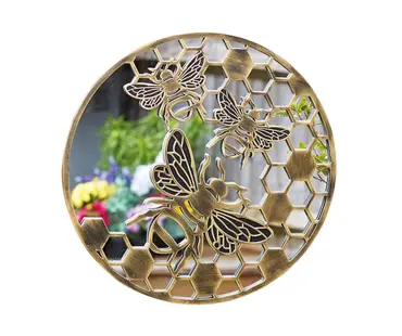 Beeflection Home & Garden Mirror - Goldgris - image 1